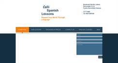 Desktop Screenshot of callilanguageschool.com