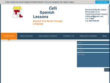 Tablet Screenshot of callilanguageschool.com